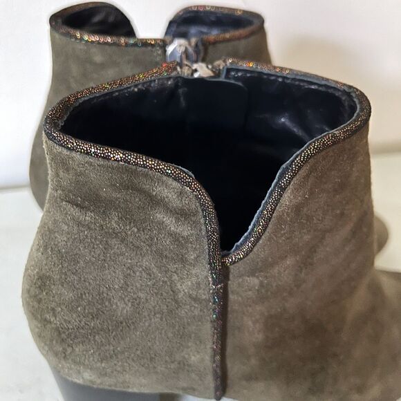 Minelli Belma KAKI Green Bootie | Size 37 - Picture 6 of 10
